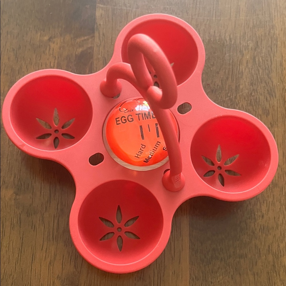 boiled Egg Timer w/tray Holder and handle for cooking